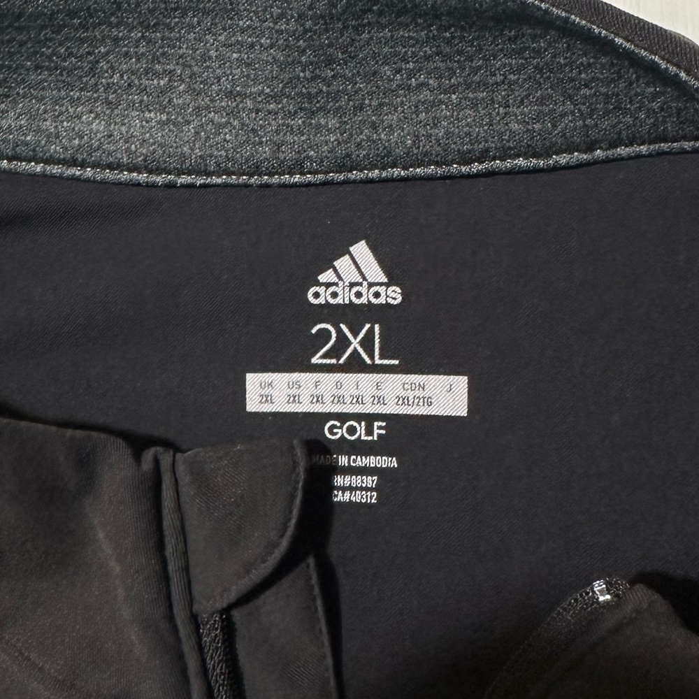 Classic men’s *ADIDAS Golf* lightweight athletic golf ⛳️ pullover jacket - XXL - Picture 3 of 4